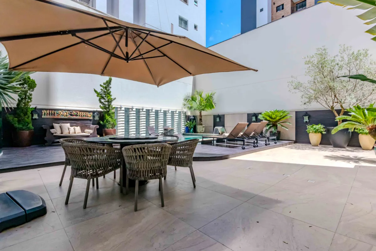Apartamento garden para venda em Centro com 3 quartos, sendo 2 suítes, 376m²