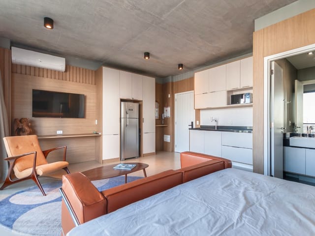 Foto do Apartamento - Apartamento tipo para venda em Itaim Bibi com 1 quarto, 42m² | Lares e Andares Imóveis