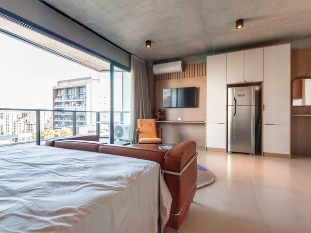 Foto do Apartamento - Apartamento tipo para venda em Itaim Bibi com 1 quarto, 42m² | Lares e Andares Imóveis