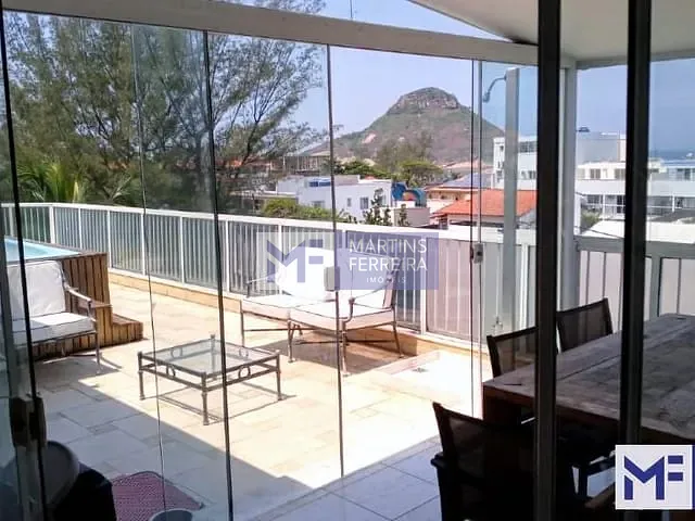 Cobertura / Penthouse com 260m² 3 quartos e 4 banheiros, à venda, no bairro Recreio dos Bandeirantes em Rio de Janeiro