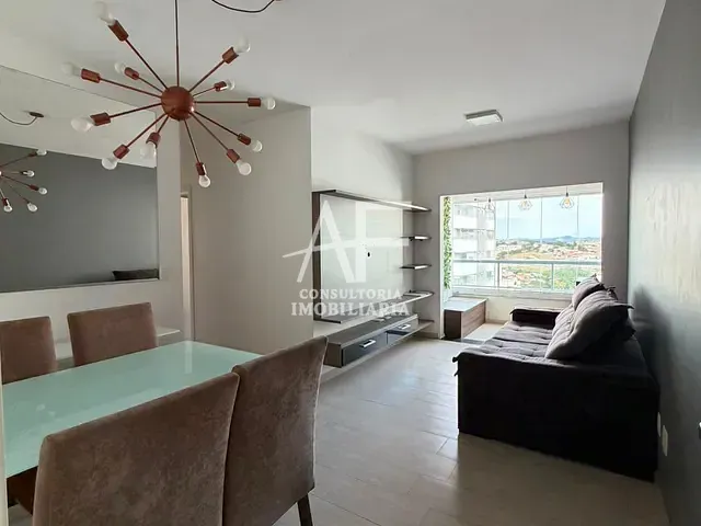Apartamento 2 quartos e 2 banheiros, à venda ou para alugar, no bairro Jardim das Nações em Taubaté