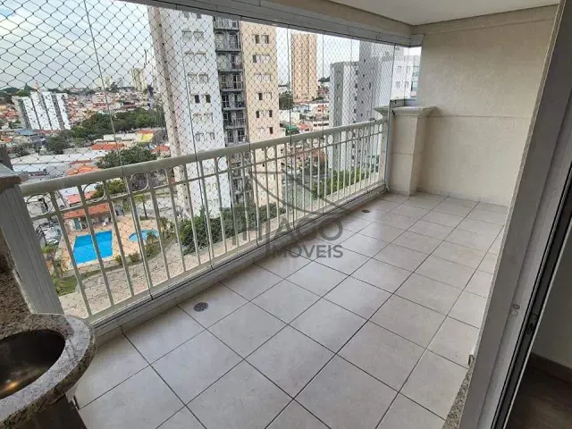 Apartamento com 95m² 3 quartos e 2 banheiros, para alugar, no bairro Mooca em São Paulo