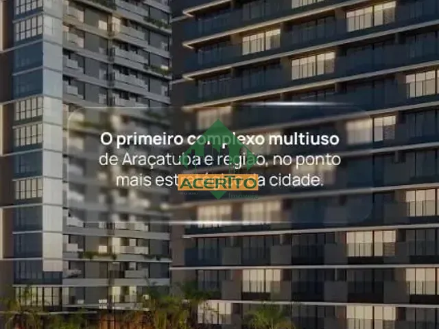 Apartamento 1 quarto e 1 banheiro, à venda, no bairro Vila São Paulo em Araçatuba