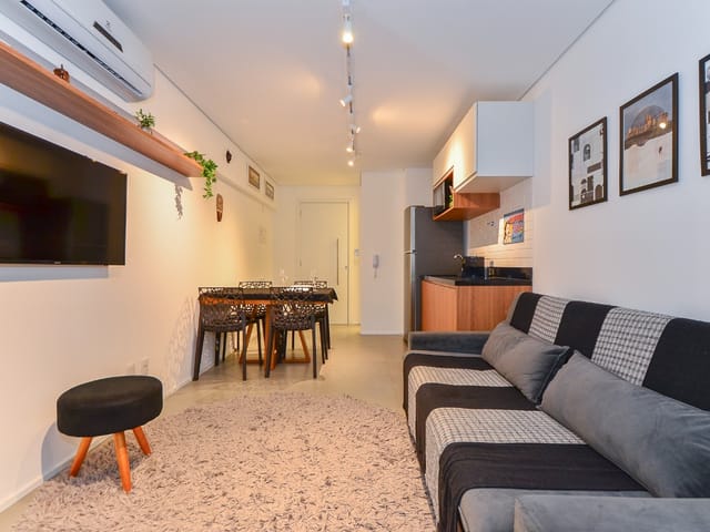 Foto do Apartamento - Apartamento tipo para venda em Vila Nova Conceição com 1 quarto, 28m² | Lares e Andares Imóveis