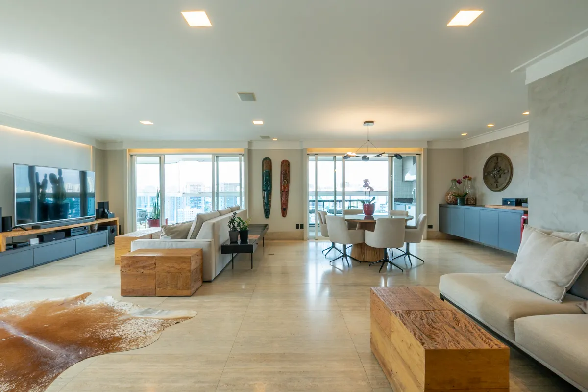 Apartamento para venda em Indianópolis com 3 quartos, sendo 3 suítes, 195m²