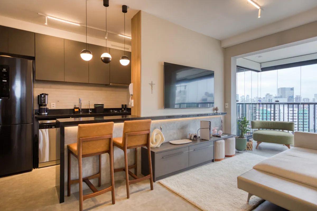 Apartamento para venda em Pinheiros com 1 quarto , 48m²