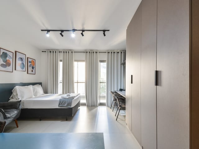 Foto do Apartamento - Apartamento para venda em Consolação com 1 quarto, sendo 1 suíte, 38m² | Lares e Andares Imóveis