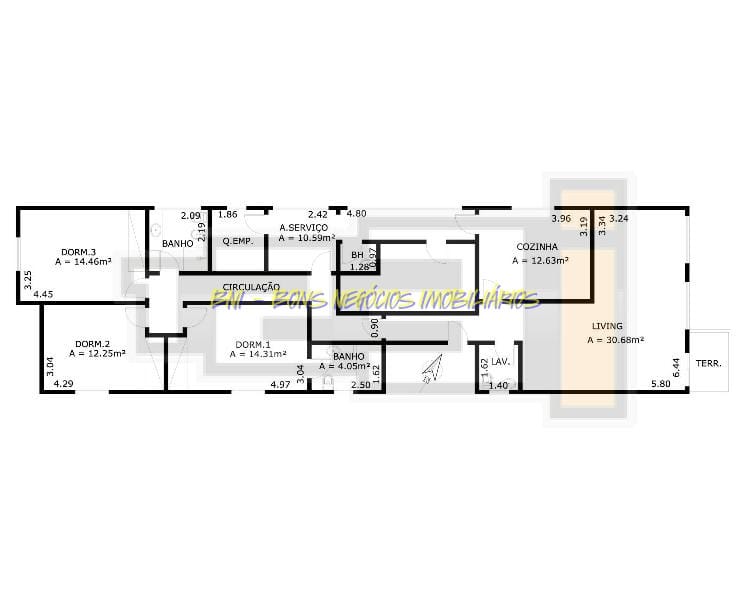 Apartamento, 3 quartos, 160 m² - Foto 6