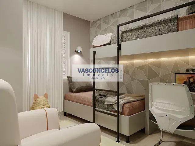 Apartamento 2 quartos e 1 banheiro, à venda, no bairro Jardim Das Paineiras I em São José dos Campos