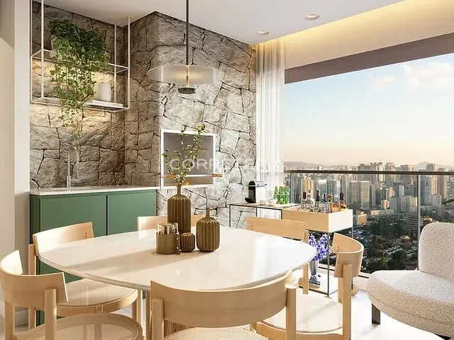 Apartamento 2 quartos e 3 banheiros, à venda, no bairro Campo Belo em São Paulo
