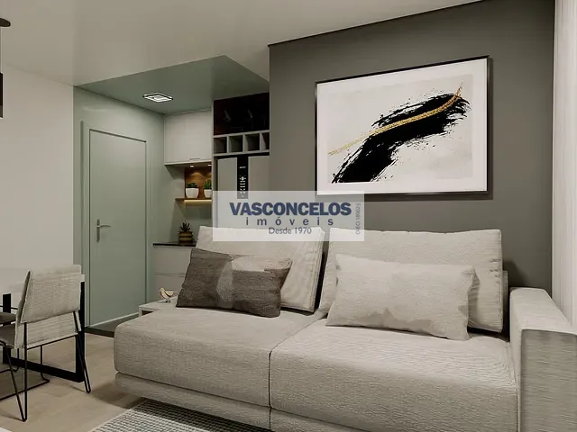 Apartamento com 48m² 2 quartos e 1 banheiro, à venda, no bairro Jardim Das Paineiras I em São José dos Campos