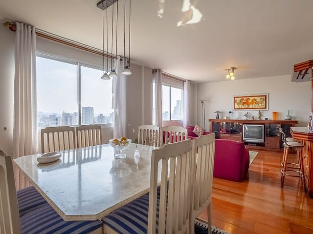 Foto do Apartamento - Apartamento tipo para venda em Indianópolis com 3 quartos, sendo 1 suíte, 121.83m² | Lares e Andares Imóveis