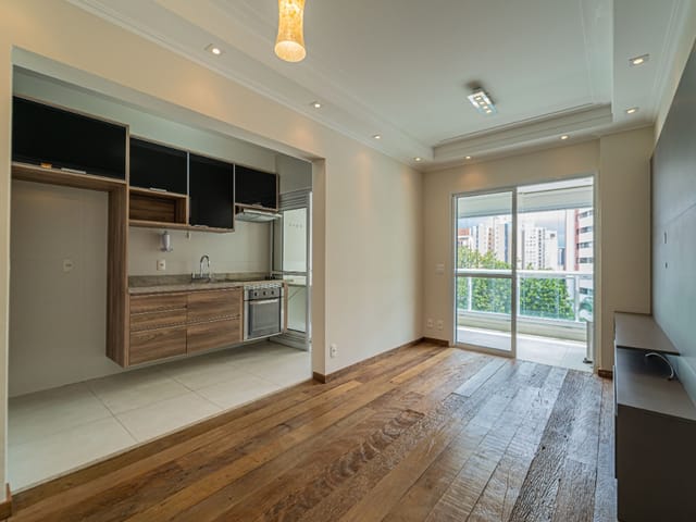 Foto do Apartamento - Apartamento tipo para venda em Vila Mascote com 1 quarto, sendo 1 suíte, 46m² | Lares e Andares Imóveis