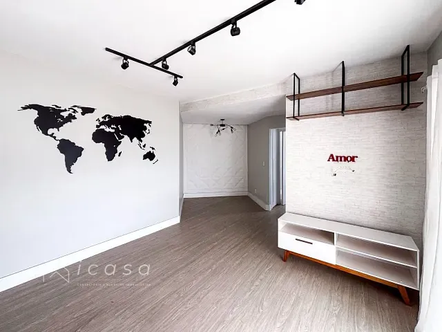 Apartamento com 60m² 1 quarto e 1 banheiro, à venda, no bairro Jardim Aquárius em São José dos Campos