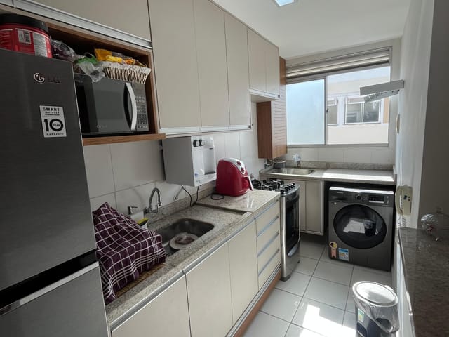 Apartamento 2 quartos e 1 banheiro, à venda, no bairro Condomínio Âmbar em Campos dos Goytacazes