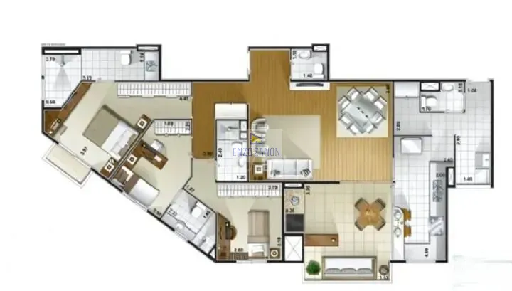 Apartamento, 3 quartos, 130 m² - Foto 2