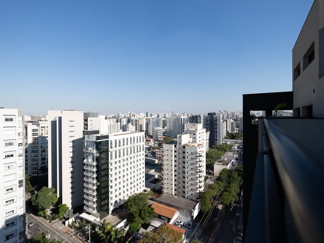 Foto do Apartamento - Apartamento tipo para venda em Indianópolis com 1 quarto, sendo 1 suíte, 79m² | Lares e Andares Imóveis