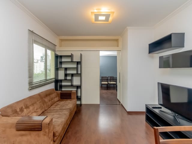 Foto do Apartamento - Apartamento tipo para venda com 1 quarto, sendo 1 suíte, 39m² | Lares e Andares Imóveis