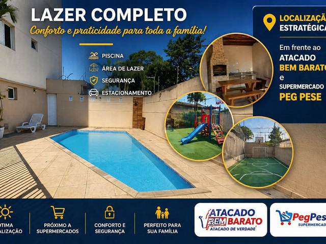 Apartamento com 60m² 3 quartos e 1 banheiro, à venda, no bairro Vila Palmares em Santo André