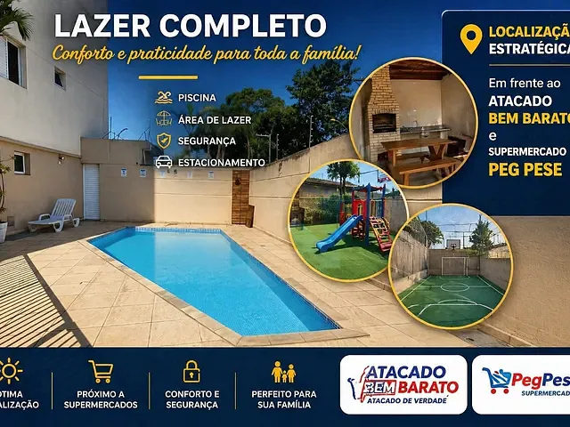 Apartamento com 60m² 3 quartos e 1 banheiro, à venda, no bairro Vila Palmares em Santo André