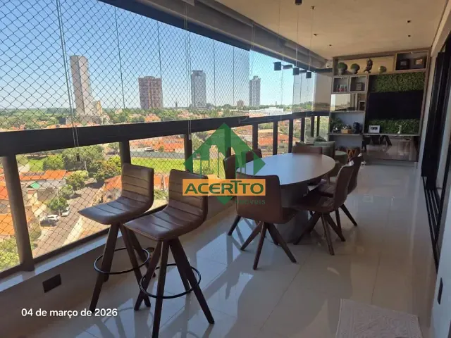 Apartamento com 170m² 3 quartos e 5 banheiros, à venda, no bairro Parque Baguaçu em Araçatuba