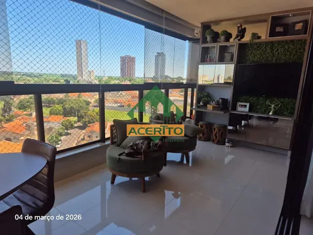 Apartamento com 170m² 3 quartos e 5 banheiros, à venda, no bairro Parque Baguaçu em Araçatuba