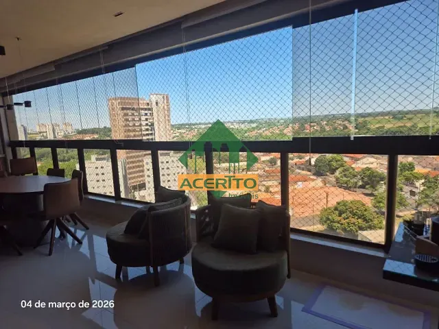 Apartamento com 170m² 3 quartos e 5 banheiros, à venda, no bairro Parque Baguaçu em Araçatuba