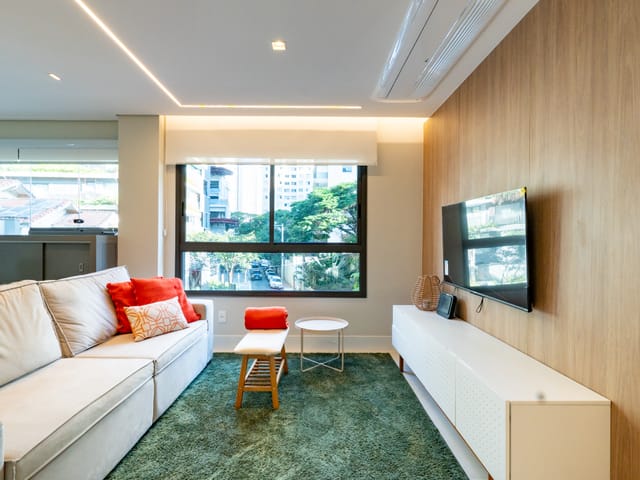Foto do Apartamento - Apartamento para venda em Vila Nova Conceição com 1 quarto, sendo 1 suíte , 69.3m² | Lares e Andares Imóveis