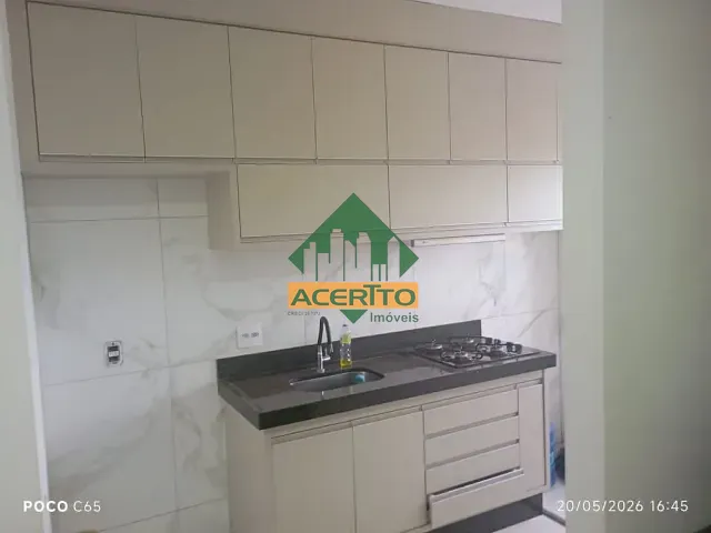 Apartamento com 40m² 2 quartos e 1 banheiro, para alugar, no bairro Umuarama em Araçatuba