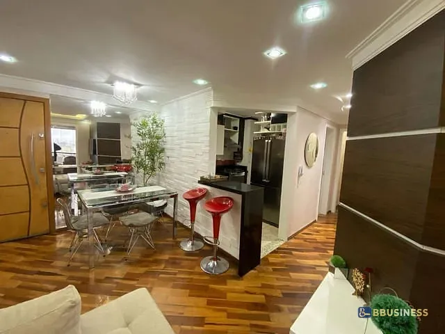 Apartamento com 70m² 3 quartos e 2 banheiros, à venda, no bairro Vila Pires em Santo André