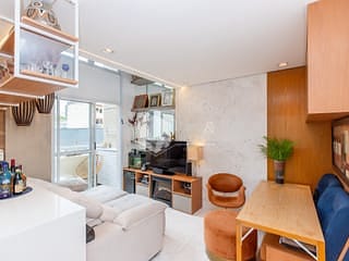 Foto do Apartamento-Apartamento tipo para venda em Itaim Bibi com 1 quarto, sendo 1 suíte, 47.3m²