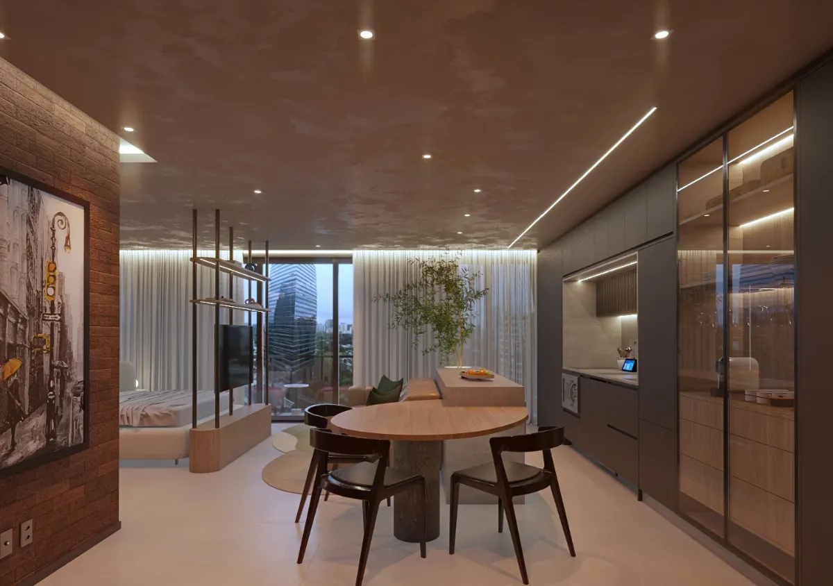 Apartamento para venda em Vila Olímpia com 1 quarto, 53m²