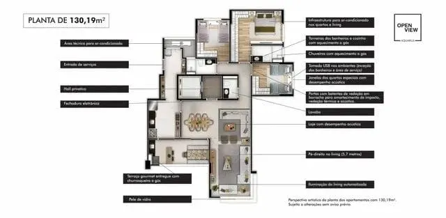 Apartamento, 3 quartos, 130 m² - Foto 6