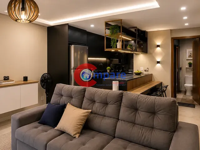 Apartamento 2 quartos e 1 banheiro, à venda, no bairro Taboão em Guarulhos