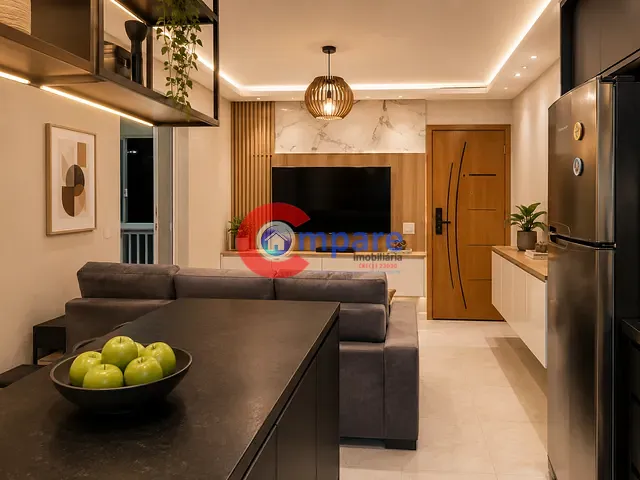 Apartamento 2 quartos e 1 banheiro, à venda, no bairro Taboão em Guarulhos