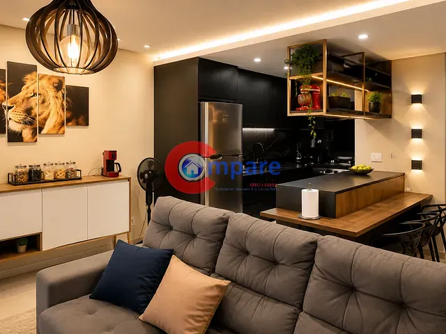 Apartamento 2 quartos e 1 banheiro, à venda, no bairro Taboão em Guarulhos