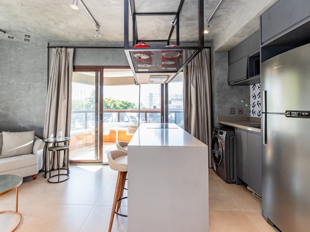 Foto do Apartamento - Apartamento para venda em Vila Olímpia com 1 quarto, sendo 1 suíte, 49m² | Lares e Andares Imóveis