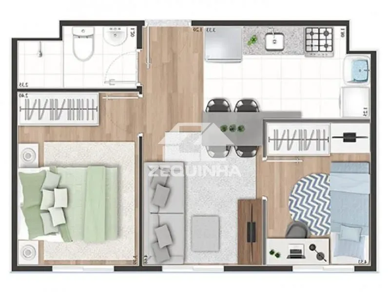 Apartamento, 2 quartos, 36 m² - Foto 11