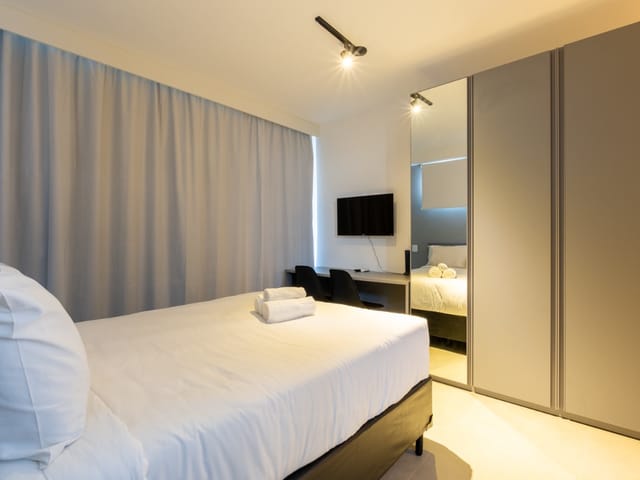 Foto do Apartamento - Apartamento tipo para venda em Indianópolis com 1 quarto, 28m² | Lares e Andares Imóveis