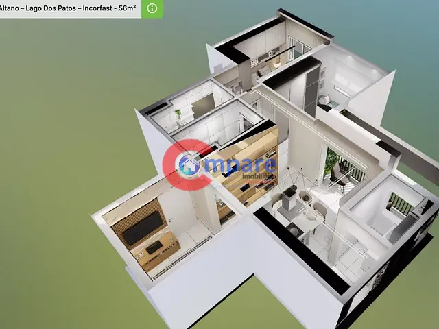 Apartamento 2 quartos e 1 banheiro, à venda, no bairro Vila Rosália em Guarulhos