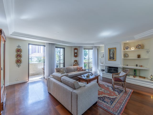 Foto do Apartamento - Apartamento para venda e locação em Campo Belo com 4 quartos, sendo 3 suítes, 221m² | Lares e Andares Imóveis