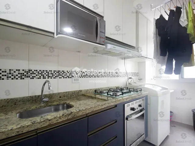 Apartamento com 50m² 2 quartos e 1 banheiro, à venda, no bairro Vila Bocaina em Mauá