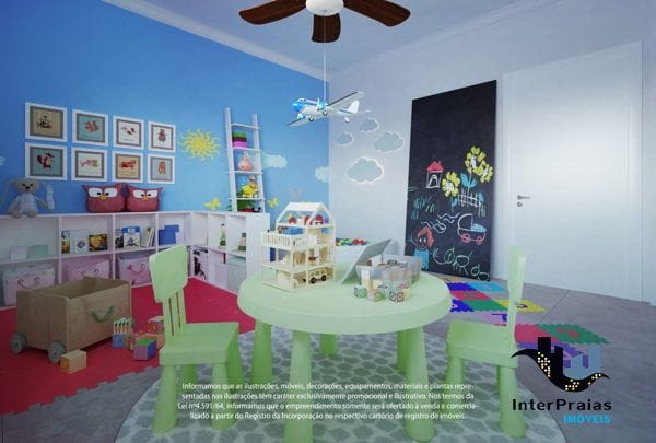 Apartamento com 102m², à venda, no bairro Cordeiros em Itajaí