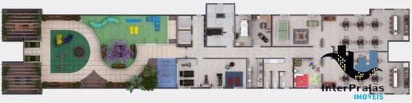 Apartamento com 102m², à venda, no bairro Cordeiros em Itajaí