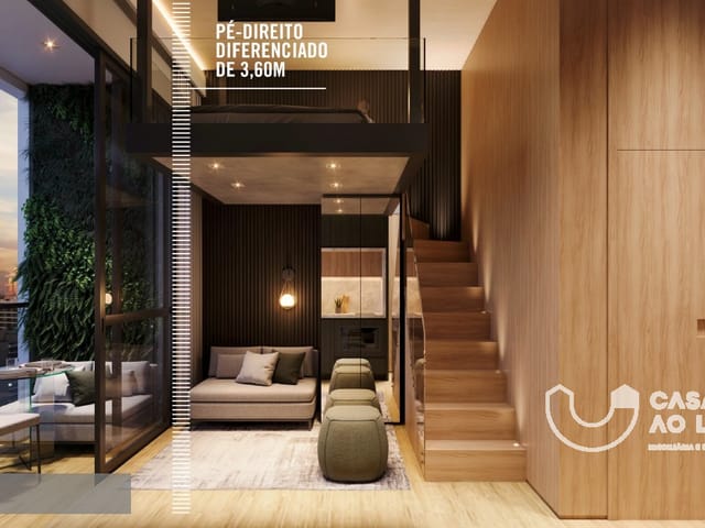 Apartamento 1 quarto e 1 banheiro, à venda, no bairro Centro em Curitiba