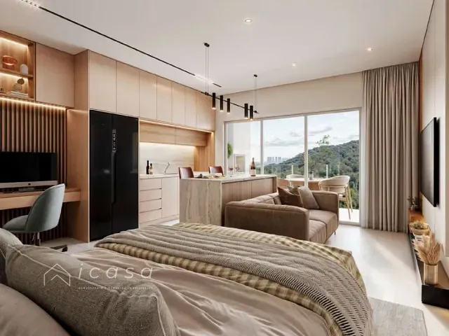 Apartamento 1 quarto e 1 banheiro, à venda, no bairro Toninhas em Ubatuba
