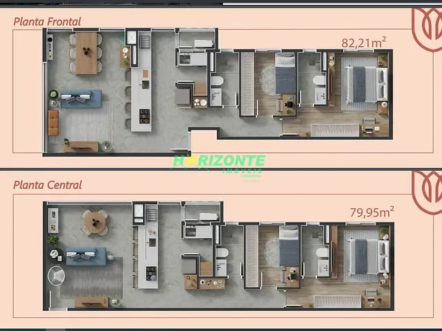 Apartamento com 80m² 2 quartos e 2 banheiros, à venda, no bairro Vila Ema em São José dos Campos