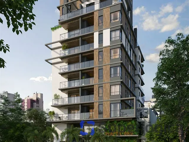 Apartamento 2 quartos e 3 banheiros, à venda, no bairro Água Verde em Curitiba