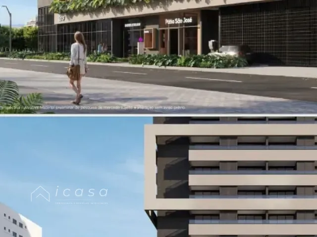 Apartamento com 142m² 2 quartos e 2 banheiros, à venda, no bairro Centro em São José dos Campos