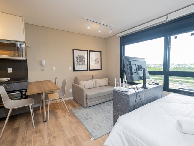 Apartamento com 40m² 1 quarto e 1 banheiro, à venda, no bairro Parque Una em Pelotas